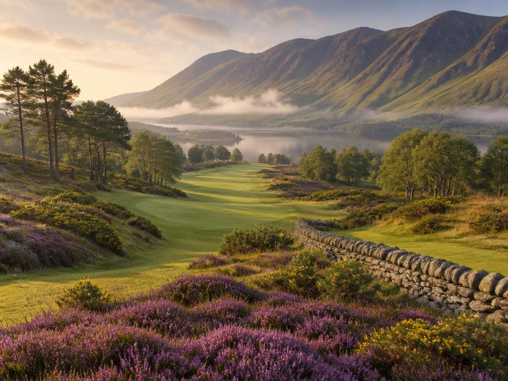 Scotland and Ireland by land golf landscape